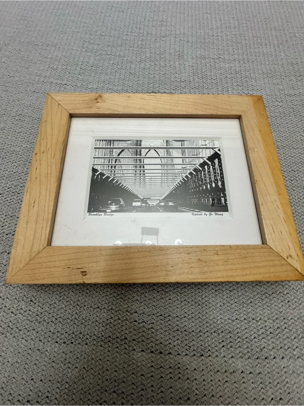Light Natural Wood Picture Frame - Unbranded photo by Ge Wang